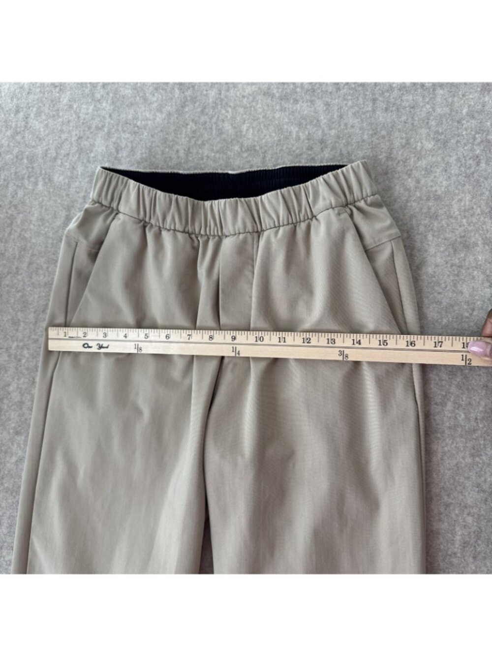 Lululemon ABC Pull On Pants Tan Slim Leg Mens XSmall - Picture 5 of 15